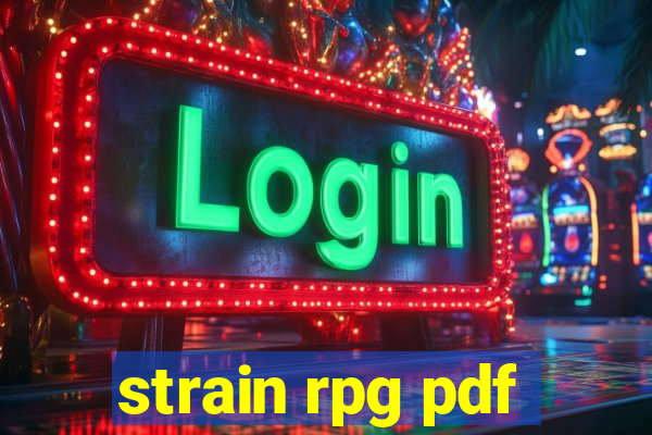 strain rpg pdf